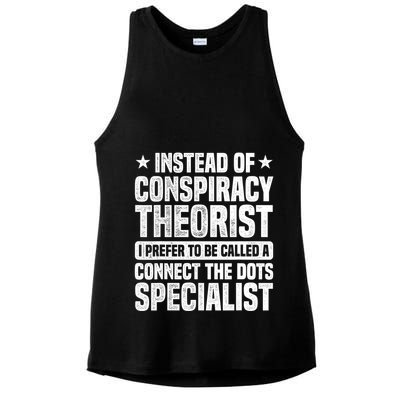 Instead Of Conspiracy Theorist I Prefer To Be Called Ladies PosiCharge Tri-Blend Wicking Tank