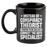 Instead Of Conspiracy Theorist I Prefer To Be Called 11oz C Handle Ceramic Mug