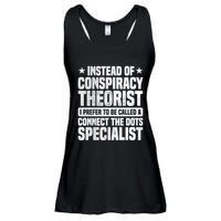 Instead Of Conspiracy Theorist I Prefer To Be Called Ladies Essential Flowy Tank