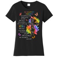 I Only Can Imagine Faith Christian Faith Jesus God Lover Women's T-Shirt