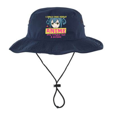 I Only Care About Anime And Like Maybe 3 People Anime Merch Legacy Cool Fit Booney Bucket Hat