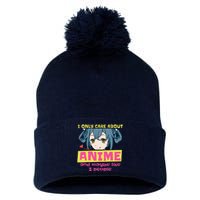 I Only Care About Anime And Like Maybe 3 People Anime Merch Pom Pom 12in Knit Beanie