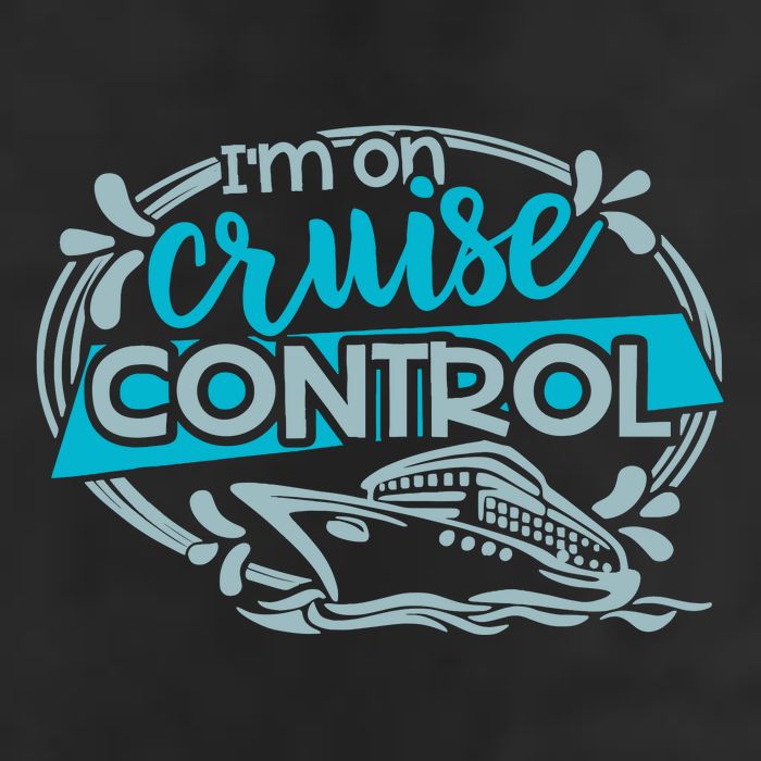 IM On Cruise Control Funny Cruising Golf Towel