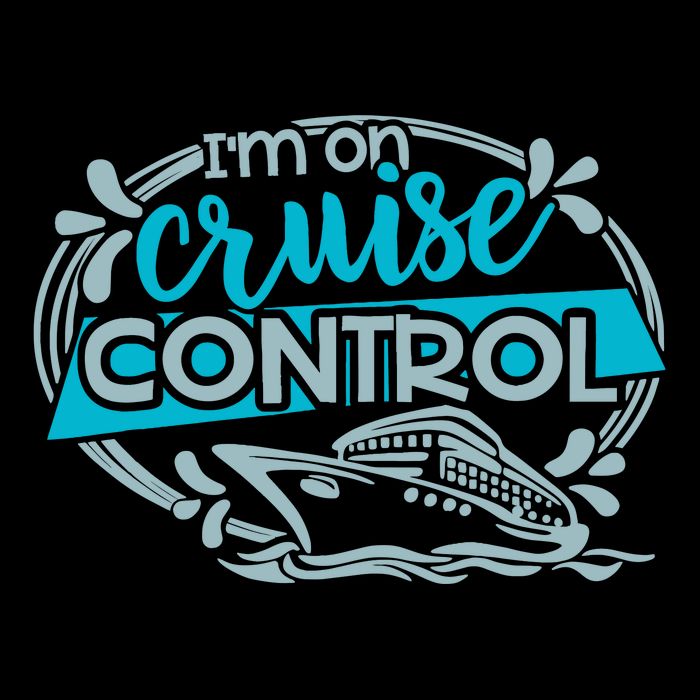 IM On Cruise Control Funny Cruising Cropped Pullover Crew