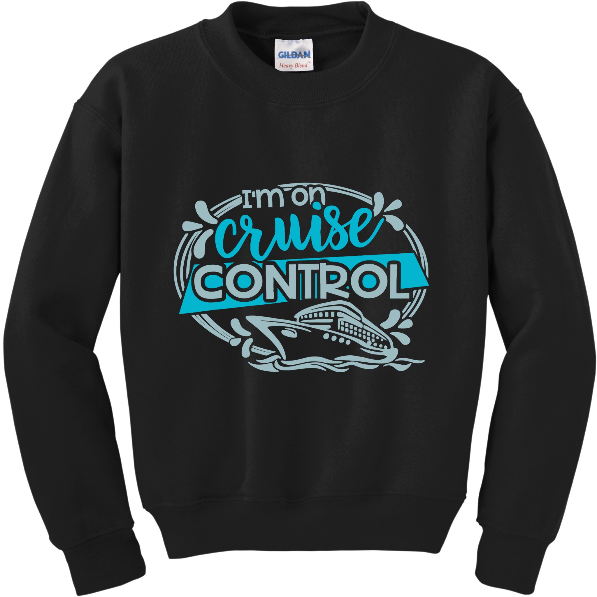 IM On Cruise Control Funny Cruising Kids Sweatshirt