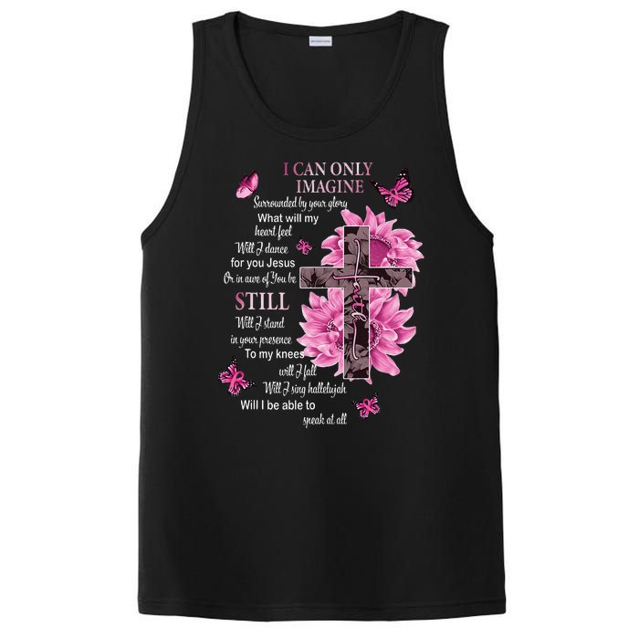 I Only Can Imagine Faith Christian Catholic Jesus God Lover PosiCharge Competitor Tank