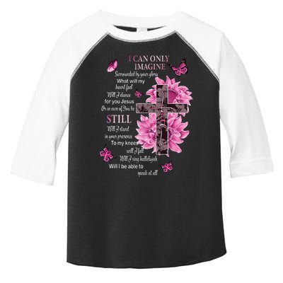 I Only Can Imagine Faith Christian Catholic Jesus God Lover Toddler Fine Jersey T-Shirt