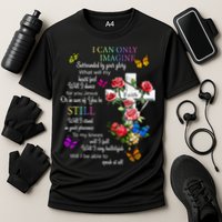 I Only Can Imagine Faith Christian Faith Jesus God Love Cooling Performance Crew T-Shirt