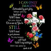 I Only Can Imagine Faith Christian Faith Jesus God Love Cooling Performance Crew T-Shirt