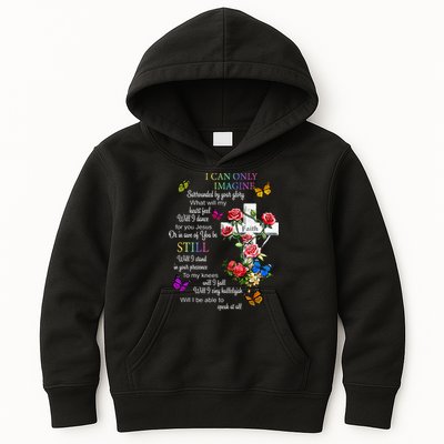 I Only Can Imagine Faith Christian Faith Jesus God Love Kids Hoodie