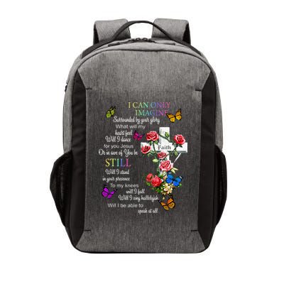 I Only Can Imagine Faith Christian Faith Jesus God Love Vector Backpack