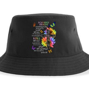 I Only Can Imagine Faith Christian Faith Jesus God Lover Sustainable Bucket Hat