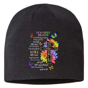 I Only Can Imagine Faith Christian Faith Jesus God Lover Sustainable Beanie