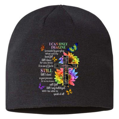 I Only Can Imagine Faith Christian Faith Jesus God Lover Sustainable Beanie