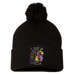 I Only Can Imagine Faith Christian Faith Jesus God Lover Pom Pom 12in Knit Beanie