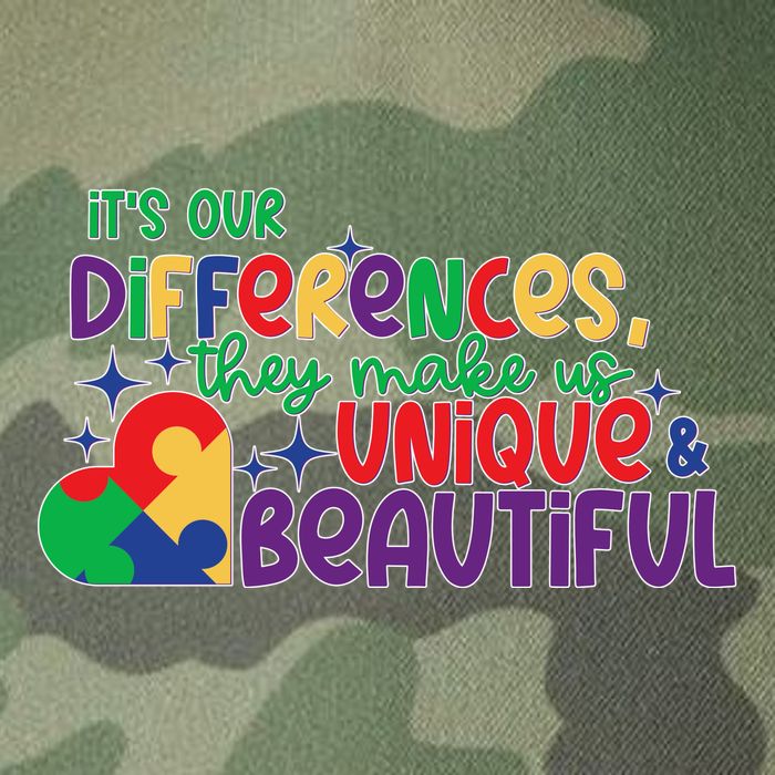 Its Our Differences They Make Us Unique And Beautiful Legacy Tie Dye Trucker Hat
