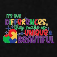 Its Our Differences They Make Us Unique And Beautiful Ladies PosiCharge Tri-Blend Wicking Tank