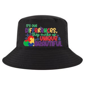 Its Our Differences They Make Us Unique And Beautiful Cool Comfort Performance Bucket Hat