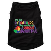 Its Our Differences They Make Us Unique And Beautiful Doggie Tank