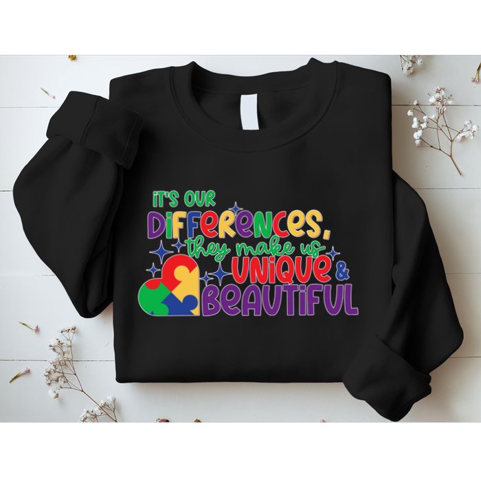 Its Our Differences They Make Us Unique And Beautiful Sweatshirt