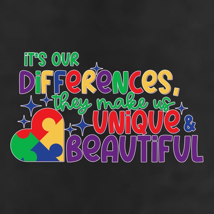 Its Our Differences They Make Us Unique And Beautiful Adult Drive Performance Visor