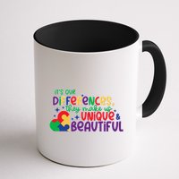 Its Our Differences They Make Us Unique And Beautiful Mug