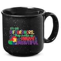 Its Our Differences They Make Us Unique And Beautiful 15oz Campfire Ceramic Mug