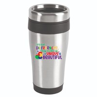 Its Our Differences They Make Us Unique And Beautiful 16oz Travel Tumbler