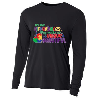 Its Our Differences They Make Us Unique And Beautiful Cooling Performance Long Sleeve Crew