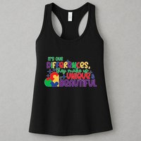 Its Our Differences They Make Us Unique And Beautiful Womens Tank Top
