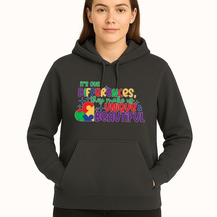 Its Our Differences They Make Us Unique And Beautiful Hoodie