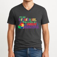Its Our Differences They Make Us Unique And Beautiful V-Neck T-Shirt