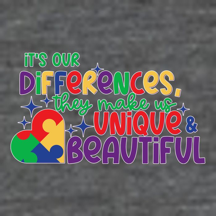 Its Our Differences They Make Us Unique And Beautiful Poster