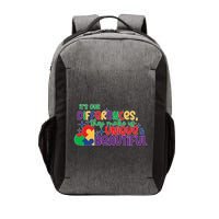 Its Our Differences They Make Us Unique And Beautiful Vector Backpack