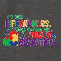 Its Our Differences They Make Us Unique And Beautiful Vector Backpack
