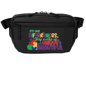 Its Our Differences They Make Us Unique And Beautiful Crossbody Pack