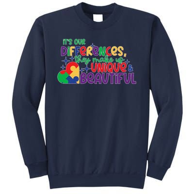 Its Our Differences They Make Us Unique And Beautiful Sweatshirt