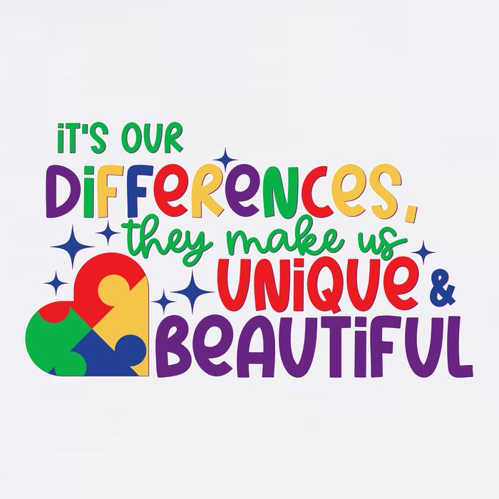 Its Our Differences They Make Us Unique And Beautiful Garment-Dyed Sweatshirt