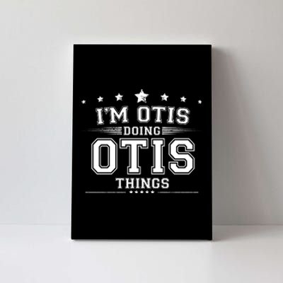 Im Otis Doing Otis Things Canvas