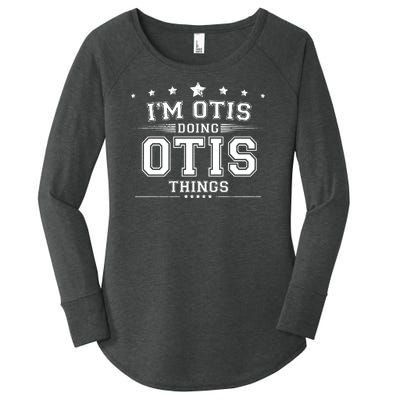 Im Otis Doing Otis Things Women's Perfect Tri Tunic Long Sleeve Shirt