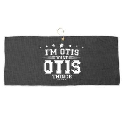 Im Otis Doing Otis Things Large Microfiber Waffle Golf Towel