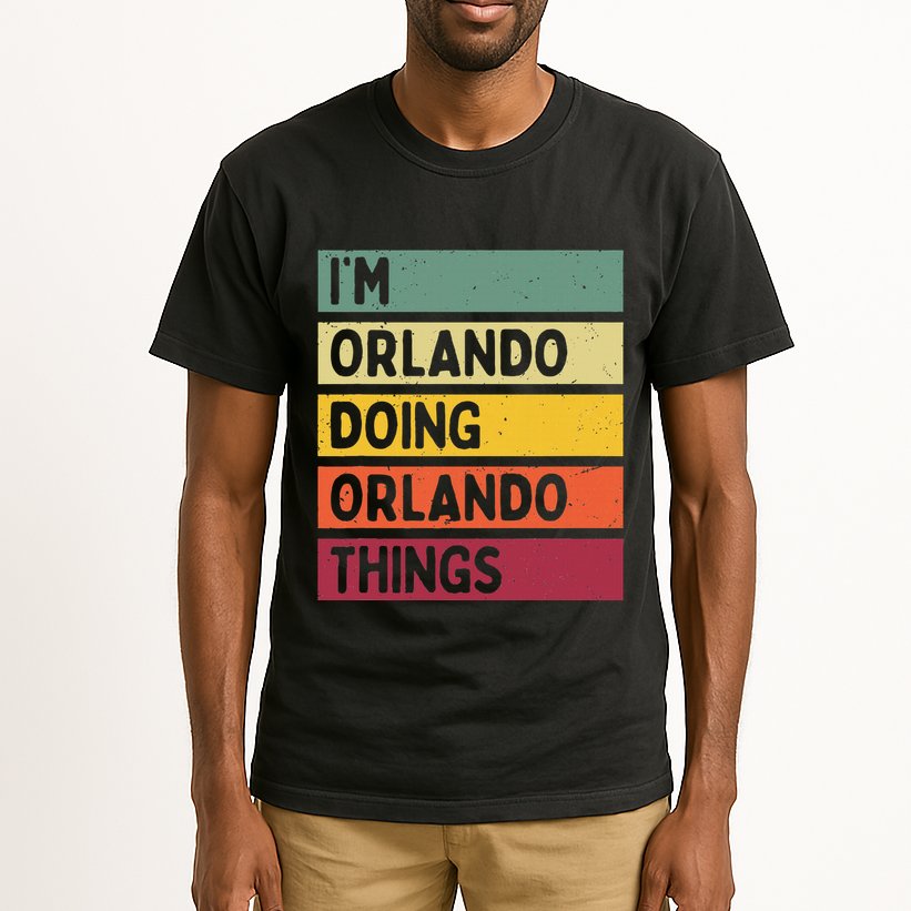 IM Orlando Doing Orlando Things Funny Personalized Quote Tall T-Shirt