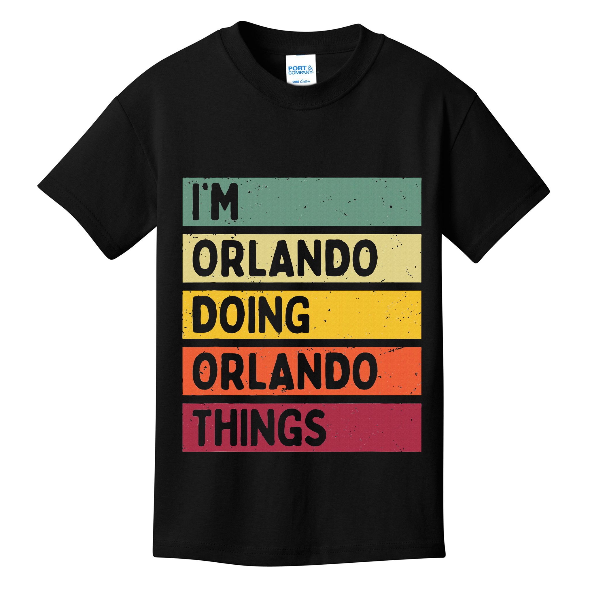 IM Orlando Doing Orlando Things Funny Personalized Quote Kids T-Shirt