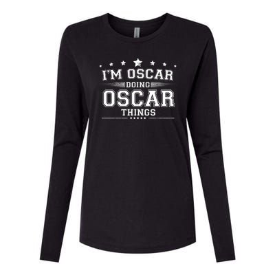 Im Oscar Doing Oscar Things Womens Cotton Relaxed Long Sleeve T-Shirt