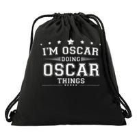 Im Oscar Doing Oscar Things Drawstring Bag