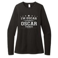 Im Oscar Doing Oscar Things Womens CVC Long Sleeve Shirt