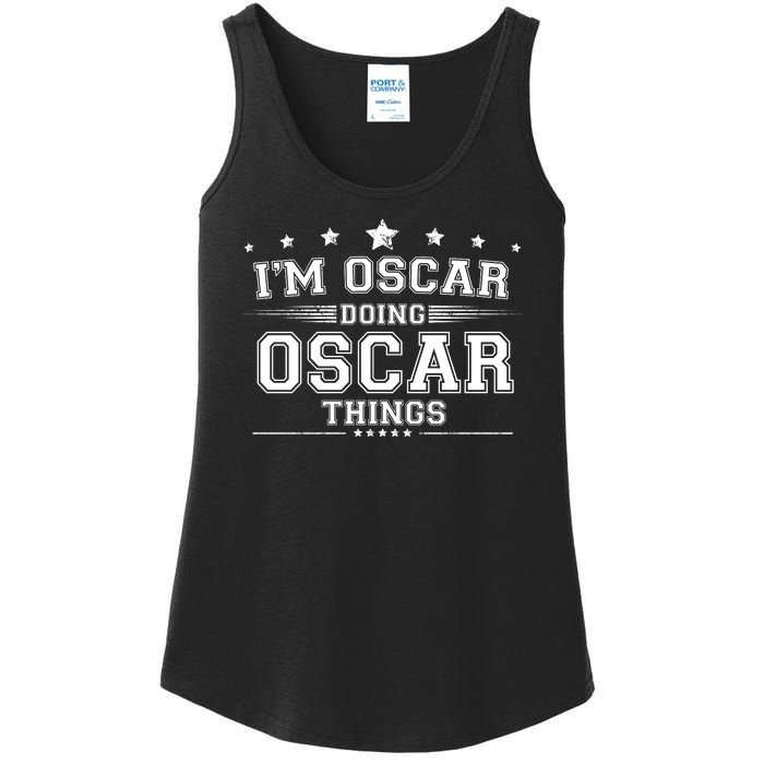 Im Oscar Doing Oscar Things Ladies Essential Tank