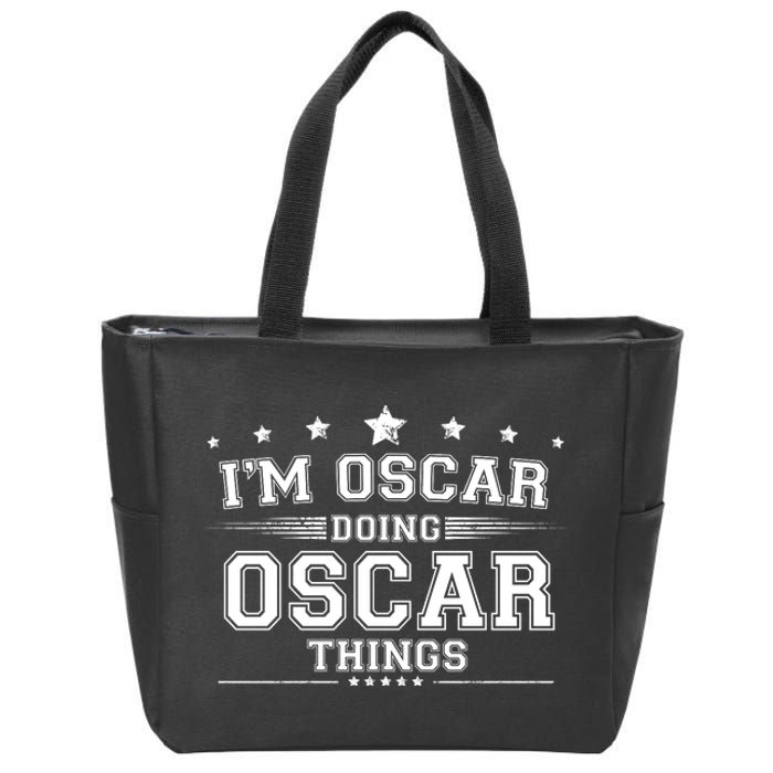 Im Oscar Doing Oscar Things Zip Tote Bag