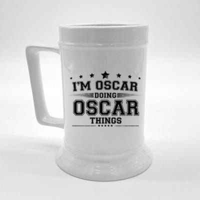 Im Oscar Doing Oscar Things Beer Stein