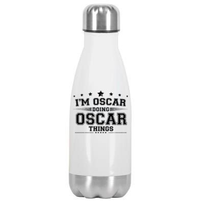 Im Oscar Doing Oscar Things Stainless Steel Insulated Water Bottle